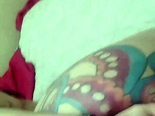 big ass milf bounces on neighbor's penis filling vagina with milk cum