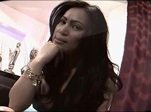 mya luanna rides cock wildly then swallows huge load