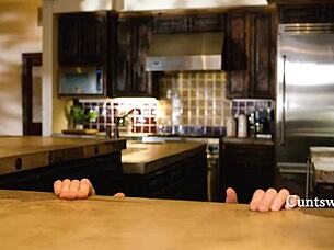 she came to watch but ended up licking my squirting cunt