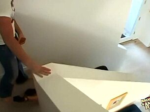 big booty brunettes threesome anal cum swallowin' mess