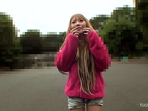 ohh saki oshiro's hairy pussy pounded so hard pov