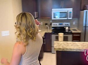 hot friends mom begs for my monster cock deep inside