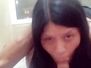 big ass milf bounces on neighbor's penis filling vagina with milk cum