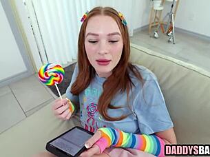 let's have wild fun pounding redhead teen pussy pov taboo style