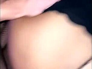 asian babe in lingerie screams wildly from monster cock pounding