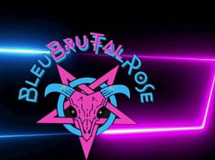 bleubrutalrose chokes on big black dick with banana while big ass milf spits deepthroat