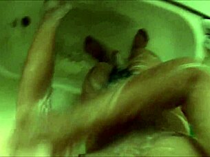 First time capturing her casual shower routine