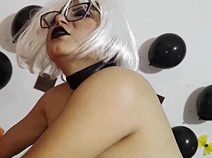 mature oiled teacher bends for student's doggystyle anal ride to pass class