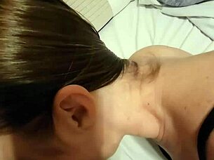 hey babe your sexy wife teases then bends over for cum on ass