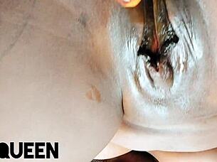 Amateur Big Tits Fingers Dripping Wet Pussy Anal Clit Lollipop