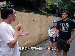 hey let's test if your boyfriend can handle my curvy friend's wild fucking