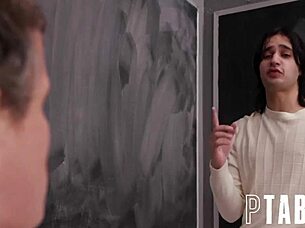 teacher haley spades covered in cum during chaotic detention sex