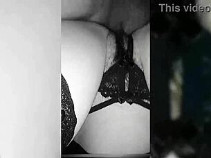 She gifted lingerie then offered her tight ass.