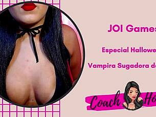 vampira's halloween joi suck games with emojis 🎃🍆💦