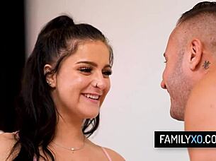 latina stepdaughter learns sex from stepdad serena sterling 🔥