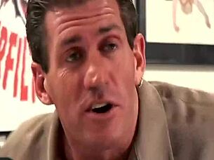 Two studs ravage busty blondes in outdoor threesome.