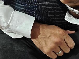 stepmom catches me jerking forces cock in her pussy