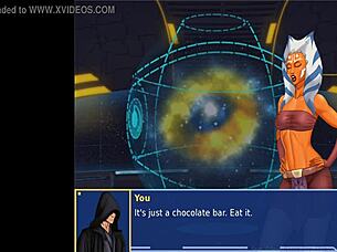 Boobs and ass groped wildly while dancing in tight orange trainer!