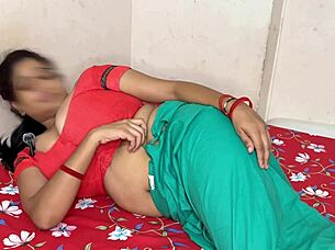 hot landlady aunty enjoys foot massage turning into big ass pounding