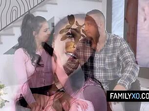 latina stepdaughter learns sex from stepdad serena sterling 🔥