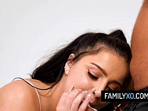 latina stepdaughter learns sex from stepdad serena sterling 🔥