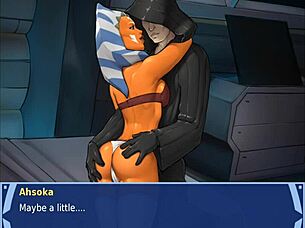 Boobs and ass groped wildly while dancing in tight orange trainer!