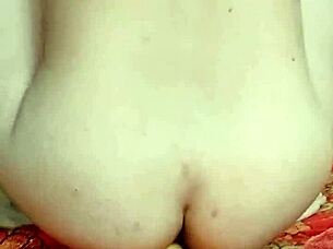 Bhabhi seduces ass with dirty talk dildo fuck.