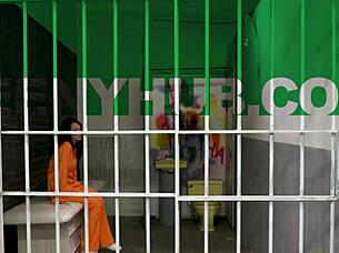 Ava Jail Slut Sucks Cock Fucks Hard For Freedom