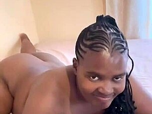 ebony babe rips clothes for dripping wet dildo ass play closeup?