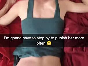 cheating wife richelle rose begs for creampies on snapchat?