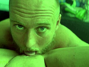 blue eyed pov girlfriend explodes from pussy licking