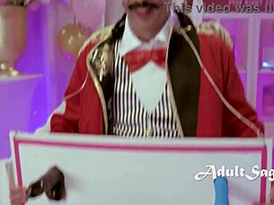 Pin The Sock On Lauren Phillips' Cock Sucking Game!