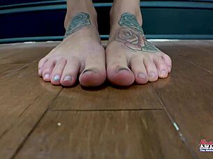 sabrina the petite brunette coed enjoys intense doggystyle session