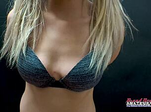 sabrina the petite brunette coed enjoys intense doggystyle session