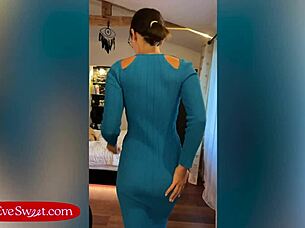 hey cuties watch this french teacher cum hard on her huge solo dildo