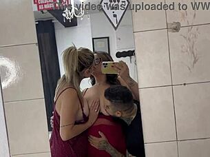 caught her masturbating mirror fucked bedroom hard