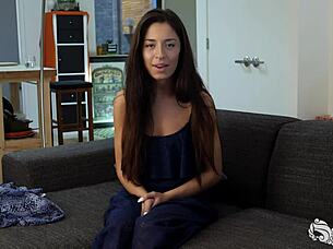 Cameron Canela Cums Hard and Fast with Huge Orgasm