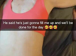 cheating wife richelle rose begs for creampies on snapchat?