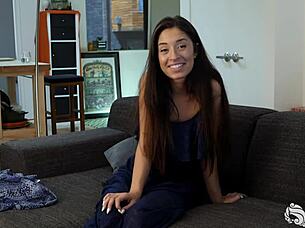 Cameron Canela Cums Hard and Fast with Huge Orgasm