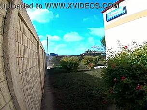 hey watch me pose nude teasing my hard cock at the public beach before cumming everywhere in the plaza