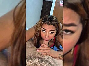 daring brunette risks raw motel fuck with stranger's throbbing cock