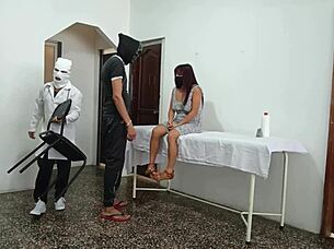 cheating whore sneaks away for intense doctor pounding session