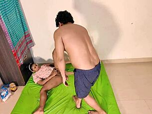 uttaran20 deepthroats then fucks ass pussy in wet ffm threesome