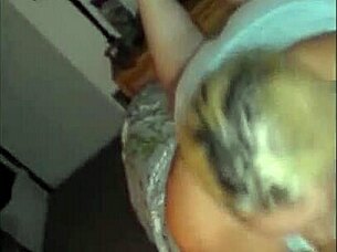 Blonde BBW Delivers Amazing Webcam Blowjob