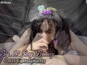 Britney's Cumshot Facial Compilation Sexy Amateur POV Teaser