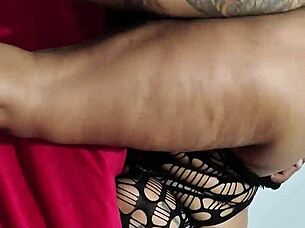 preta brazilian bbw hardcore fucks big black cock 😈🍫