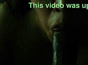 Adriana sucking huge cock with sloppy wet mouth nonstop intensely