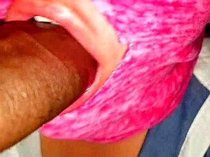 Blindfolded latina slurps sloppy bbc pov spy cam