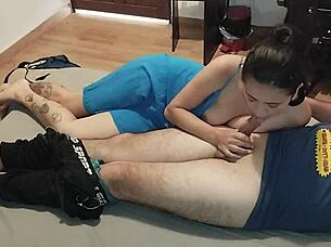 colombian busty babe's giant ass stuffed with my huge cock omg so tight