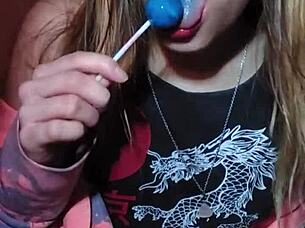 bonneyuwu sexy lollipop play 3 to 25 🍭😘